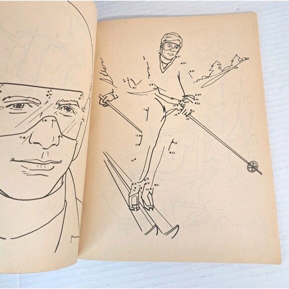 1970s Vtg Lot (3) Six Million Dollar Man Activity Coloring Dot-to-Dot Books 70s - Picture 3 of 5